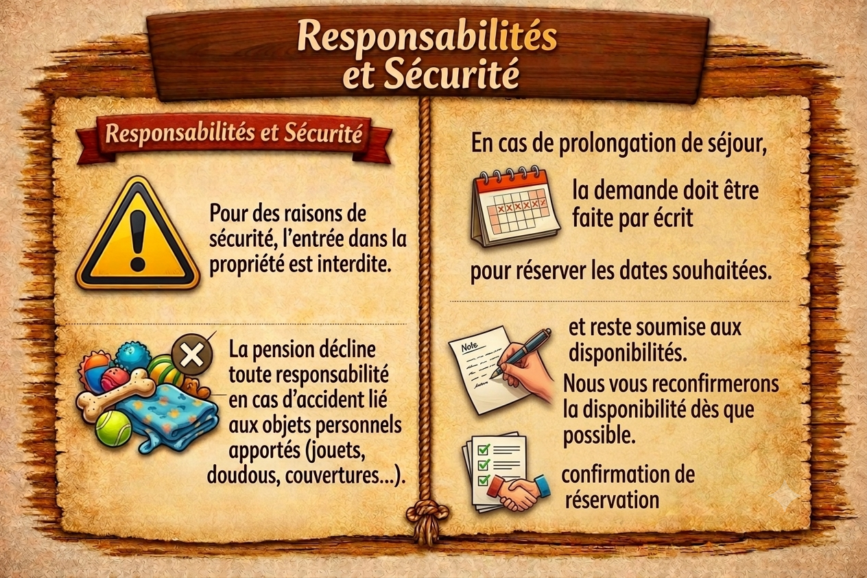 Sécurité pension animaux